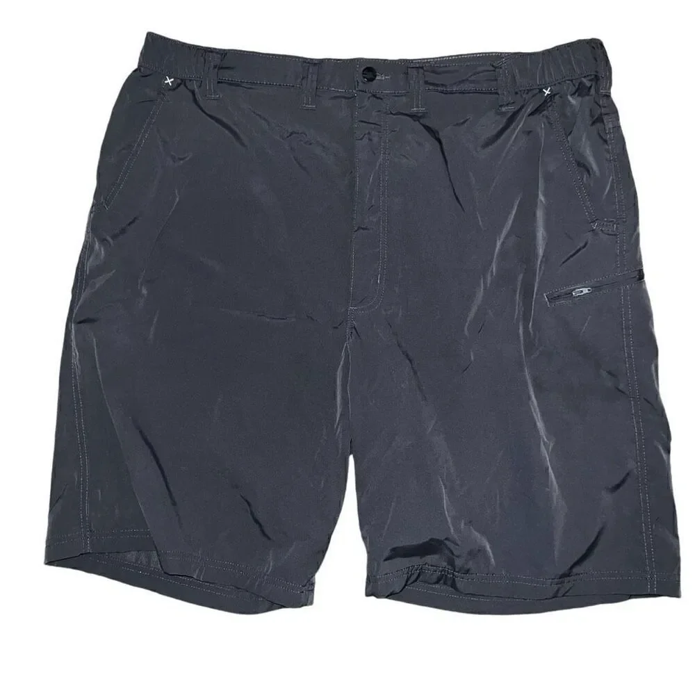 WRANGLER OUTDOOR Men’s Elastic Waist Grey Shorts Size 44